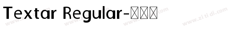 Textar Regular字体转换